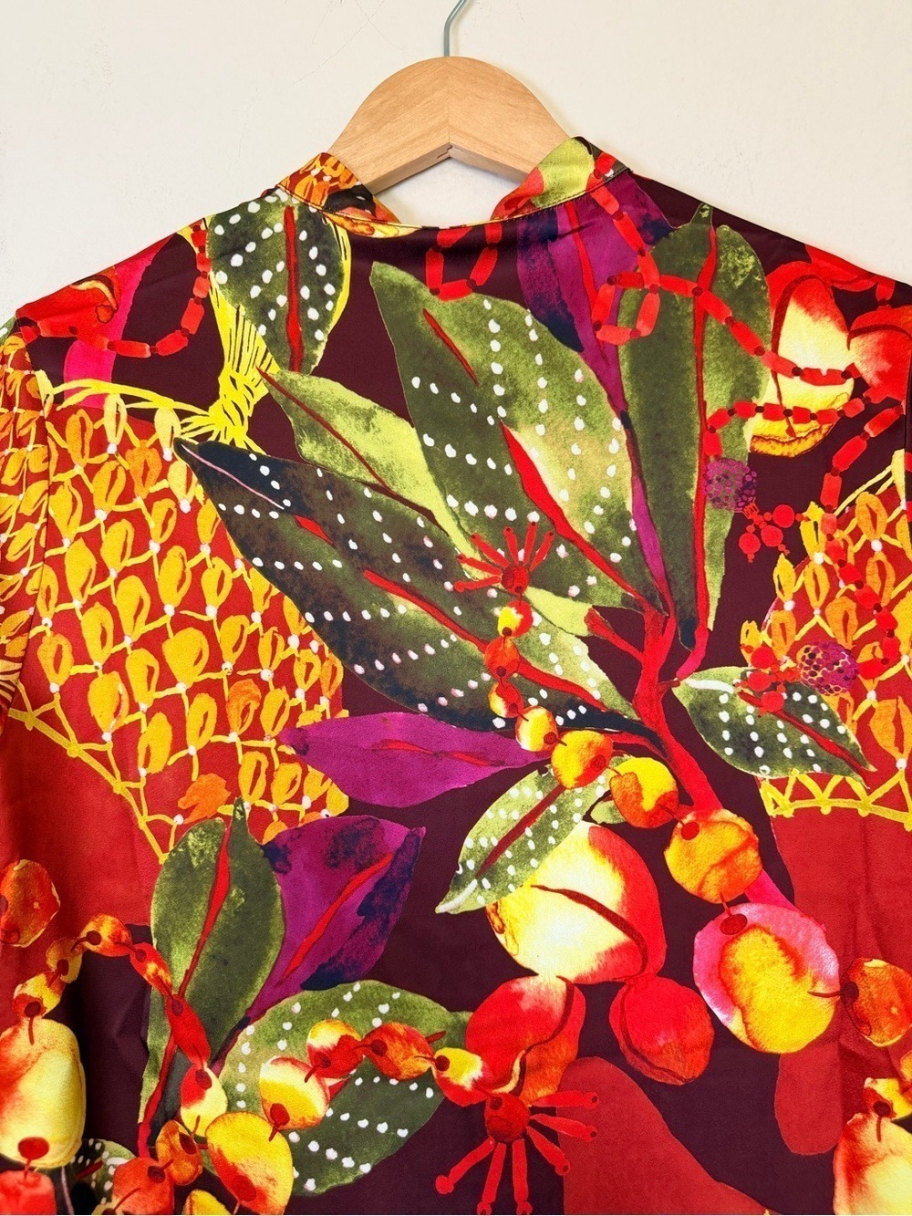 NWT Andrea Iyamah Uchi Tunic Kola Print Long Sleeve Top M - Picture 8 of 9